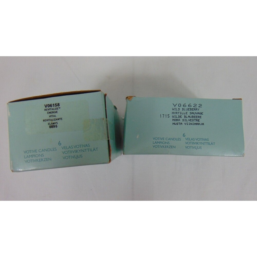 Partylite Wild Berry Votives V06622 & Revitalize Energie V06158 Votives 12 Total - Picture 3 of 6